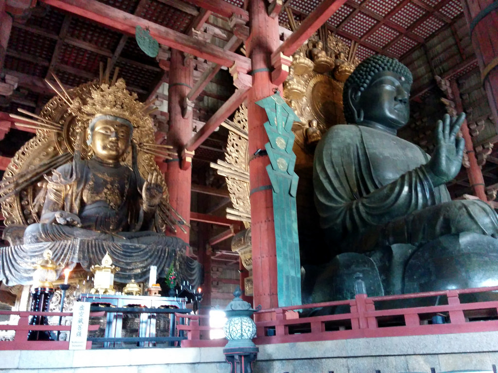  photo credit: Great Buddha and pretty good buddha, Nara, Japan via photopin (license)