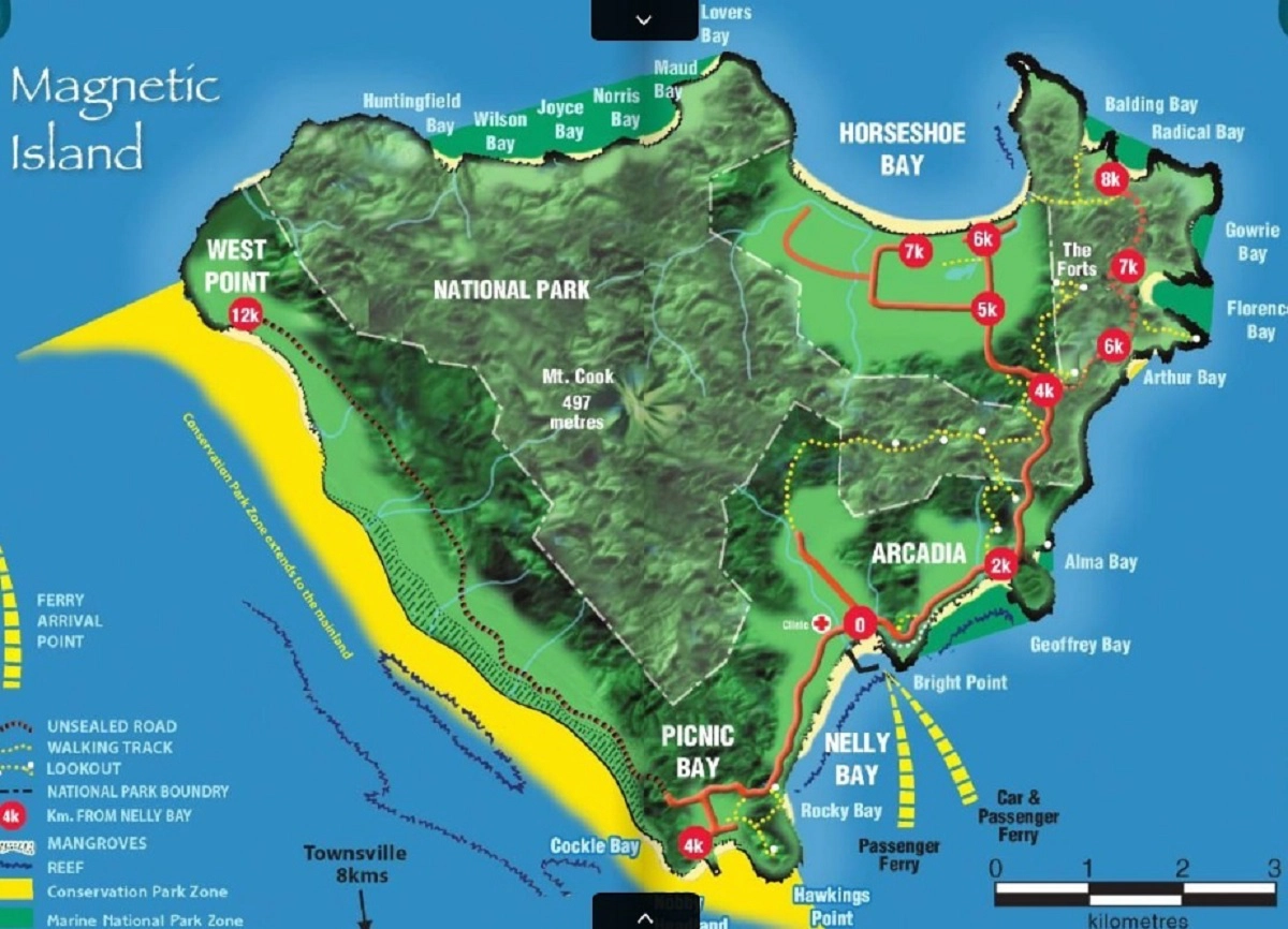 Magnetic Island Map