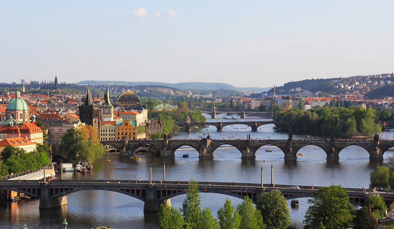 Charles Bridge and other bridges in Prague