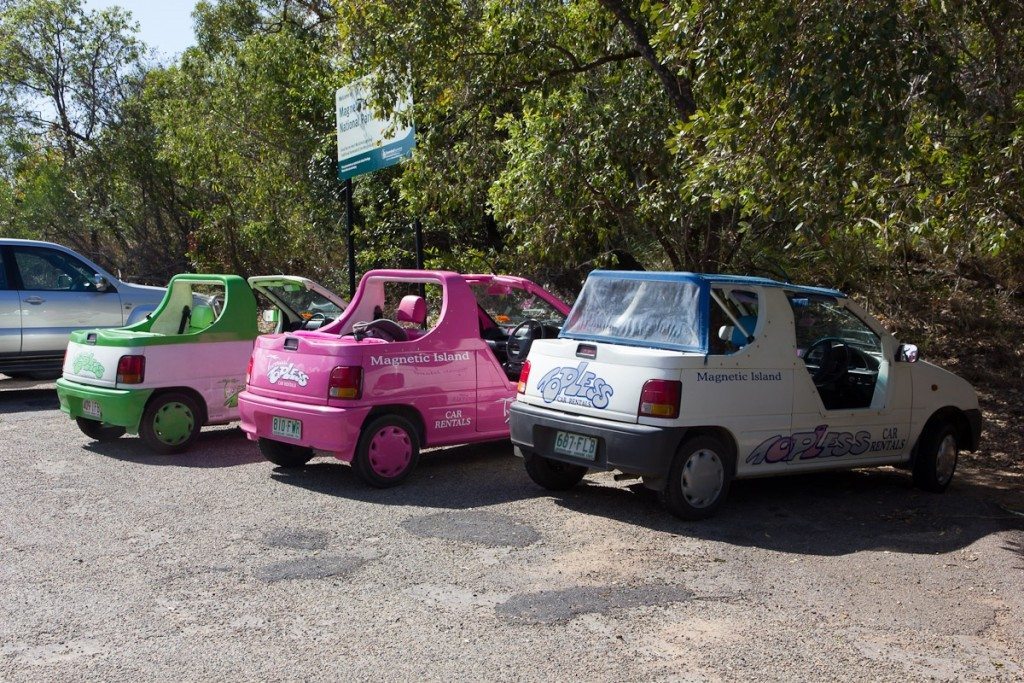 The Topless and Moke Cars colorful and fun ways to get around the island