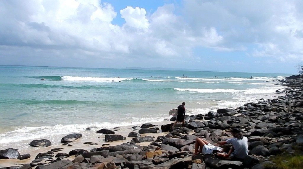 Surfers at dolphin point