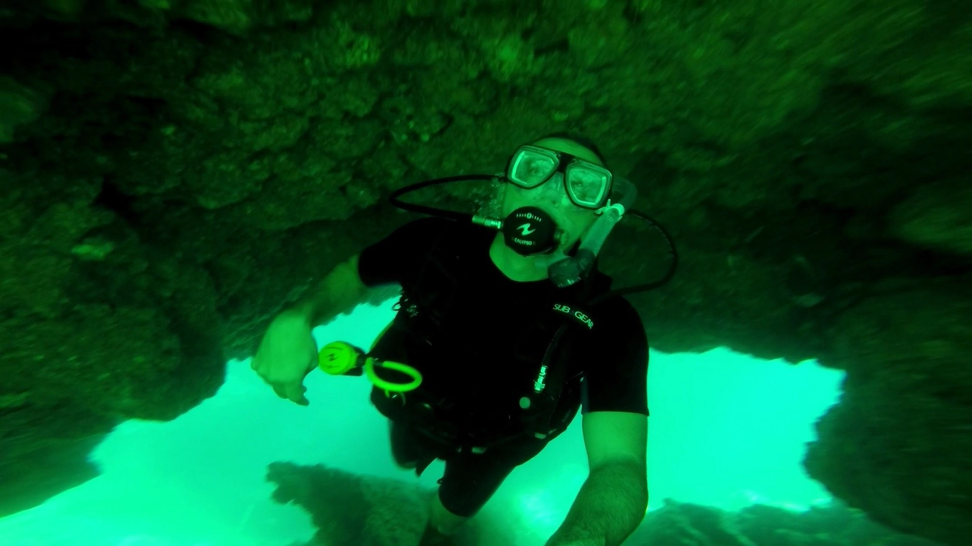 The diving in Phi Phi was fairly good even with average visibility. 