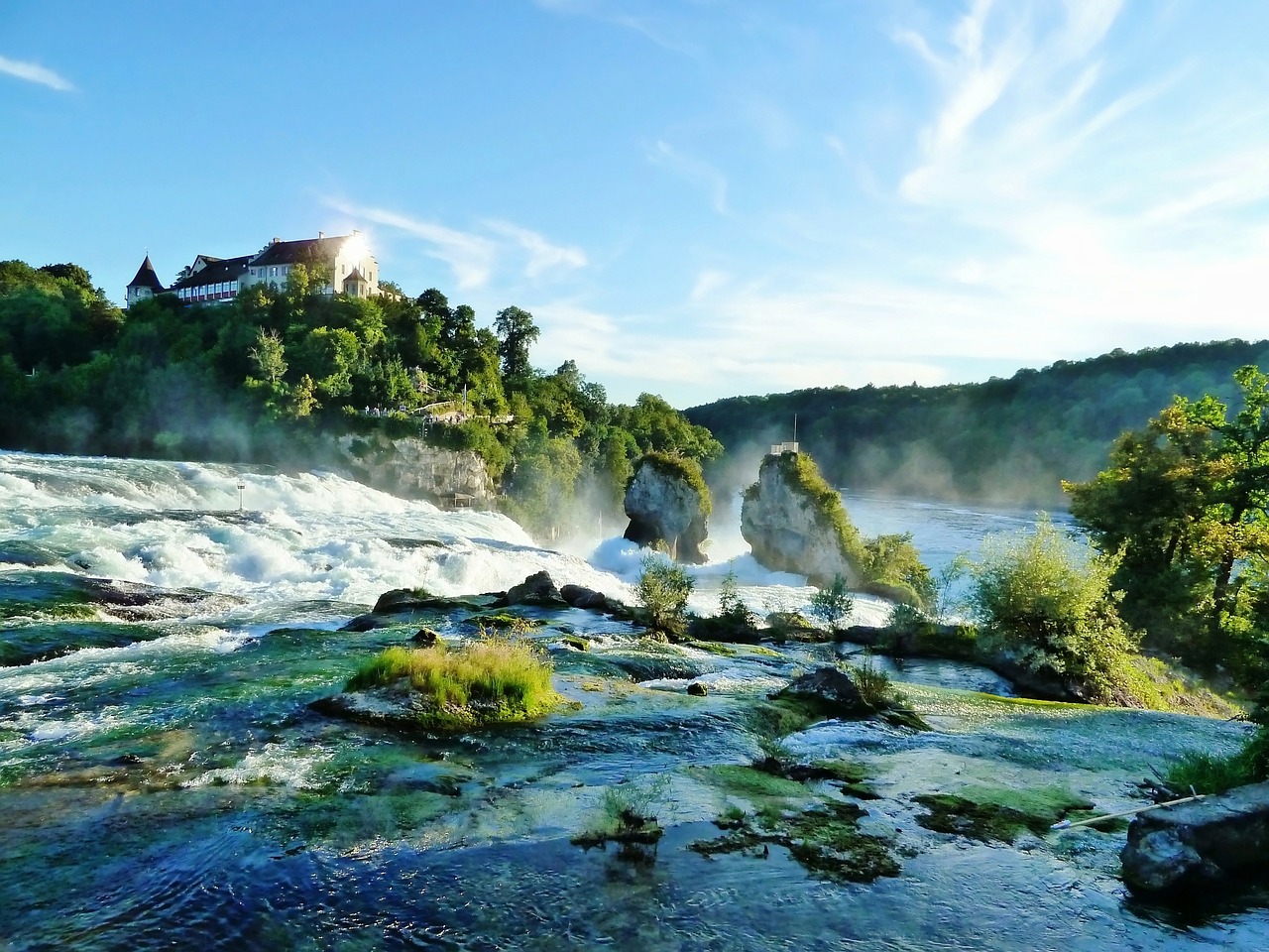 Switzerland waterfalls are stunningly beautiful